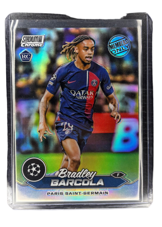 2022-23 Topps chrome, Bradley Barcola, Rookie, Members only refractor