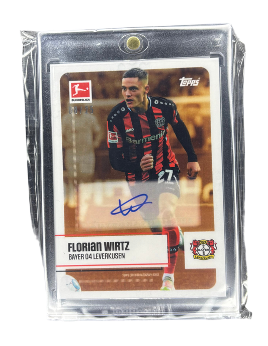 2022 Topps bundesliga stars of the season, Florian Wirtz, Autograph #8/25
